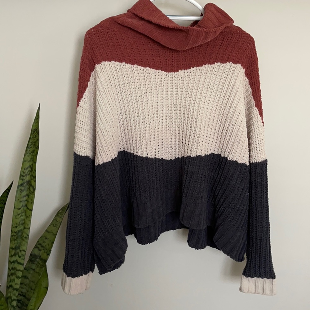 Pol Colorblock Sweater
